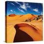 Sand Dunes and Rocks, Sahara Desert, Algeria-Dmitry Pichugin-Stretched Canvas