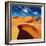 Sand Dunes and Rocks, Sahara Desert, Algeria-Dmitry Pichugin-Framed Photographic Print