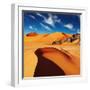 Sand Dunes and Rocks, Sahara Desert, Algeria-Dmitry Pichugin-Framed Photographic Print