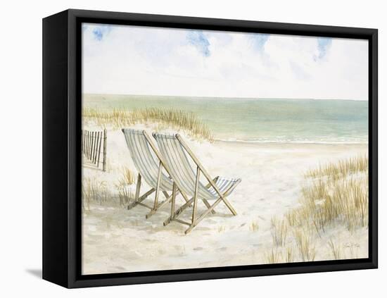 Sand Dunes and Sunshine-Arnie Fisk-Framed Stretched Canvas