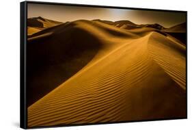 Sand Dunes at Huacachina Oasis, Peru, South America-Laura Grier-Framed Stretched Canvas