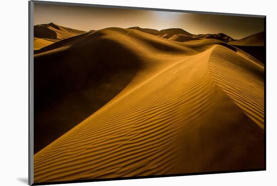 Sand Dunes at Huacachina Oasis, Peru, South America-Laura Grier-Mounted Photographic Print