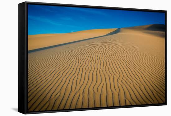 Sand Dunes at Huacachina Oasis, Peru, South America-Laura Grier-Framed Stretched Canvas