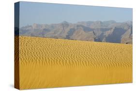 Sand Dunes at Sunset, Maspalomas Beach, Gran Canaria, Canary Islands, Spain, December 2008-Relanzón-Stretched Canvas