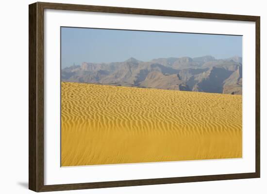 Sand Dunes at Sunset, Maspalomas Beach, Gran Canaria, Canary Islands, Spain, December 2008-Relanzón-Framed Photographic Print