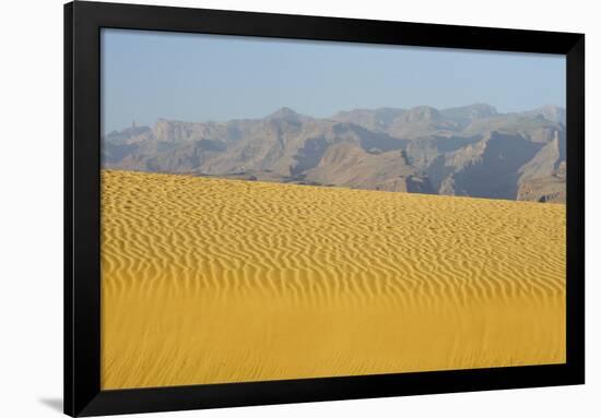 Sand Dunes at Sunset, Maspalomas Beach, Gran Canaria, Canary Islands, Spain, December 2008-Relanzón-Framed Photographic Print