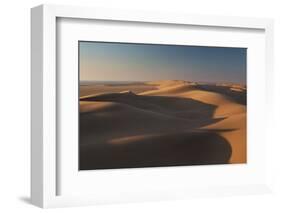 Sand Dunes at Sunset Near Swakopmund in Namibia-Alex Saberi-Framed Photographic Print