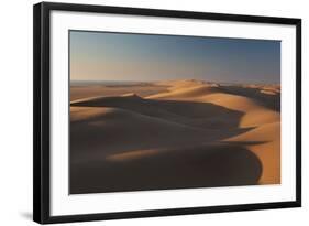 Sand Dunes at Sunset Near Swakopmund in Namibia-Alex Saberi-Framed Photographic Print