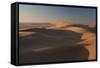 Sand Dunes at Sunset Near Swakopmund in Namibia-Alex Saberi-Framed Stretched Canvas