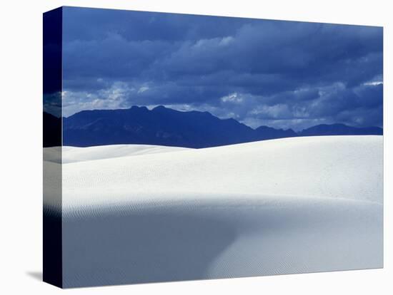 Sand Dunes at White Sands National Monument, New Mexico, USA-Diane Johnson-Stretched Canvas