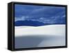 Sand Dunes at White Sands National Monument, New Mexico, USA-Diane Johnson-Framed Stretched Canvas