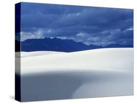 Sand Dunes at White Sands National Monument, New Mexico, USA-Diane Johnson-Stretched Canvas