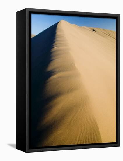 Sand Dunes, Desert, Dunhuang, Gansu, China-Porteous Rod-Framed Stretched Canvas