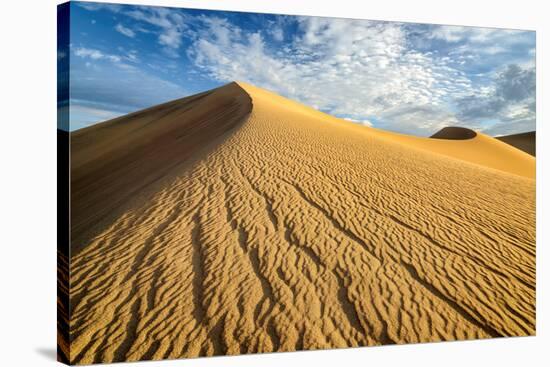 Sand Dunes, Desert in Death Valley.-lucky-photographer-Stretched Canvas