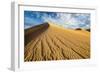 Sand Dunes, Desert in Death Valley.-lucky-photographer-Framed Photographic Print