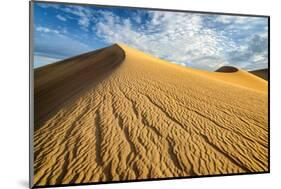 Sand Dunes, Desert in Death Valley.-lucky-photographer-Mounted Photographic Print