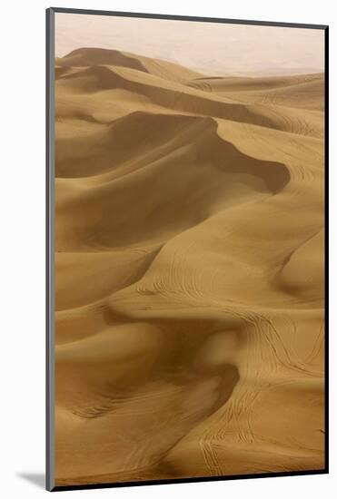 Sand Dunes, Dubai, United Arab Emirates, Middle East-Balan Madhavan-Mounted Photographic Print