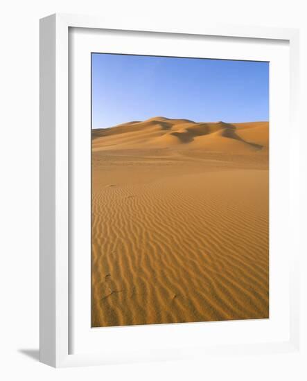 Sand Dunes, Erg Murzuq, Sahara Desert, Fezzan, Libya, North Africa, Africa-Sergio Pitamitz-Framed Photographic Print