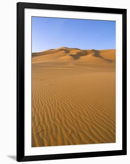 Sand Dunes, Erg Murzuq, Sahara Desert, Fezzan, Libya, North Africa, Africa-Sergio Pitamitz-Framed Photographic Print