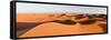 Sand Dunes in a Desert, Erg Chigaga, Sahara Desert, Morocco-null-Framed Stretched Canvas