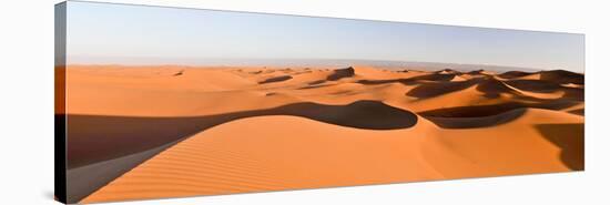 Sand Dunes in a Desert, Erg Chigaga, Sahara Desert, Morocco-null-Stretched Canvas