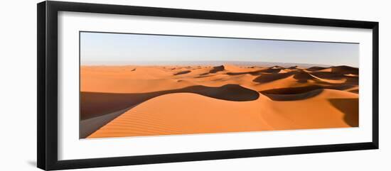 Sand Dunes in a Desert, Erg Chigaga, Sahara Desert, Morocco-null-Framed Premium Photographic Print