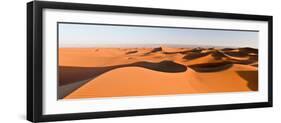 Sand Dunes in a Desert, Erg Chigaga, Sahara Desert, Morocco-null-Framed Premium Photographic Print