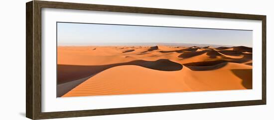 Sand Dunes in a Desert, Erg Chigaga, Sahara Desert, Morocco-null-Framed Photographic Print