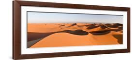 Sand Dunes in a Desert, Erg Chigaga, Sahara Desert, Morocco-null-Framed Photographic Print