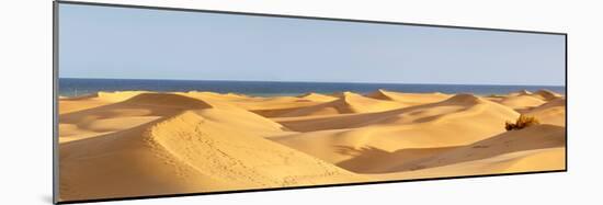 Sand Dunes in a Desert, Maspalomas, Grand Canary, Canary Islands, Spain-null-Mounted Photographic Print