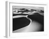 Sand dunes in a desert, Mesquite Flat Dunes, Death Valley National Park, California, USA-Panoramic Images-Framed Photographic Print