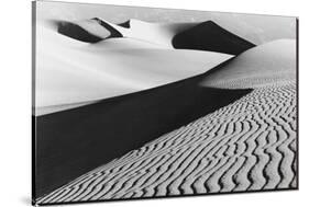 Sand Dunes in Death Valley I-null-Stretched Canvas