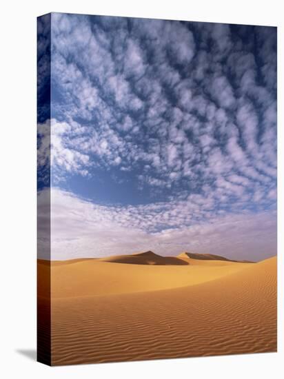 Sand Dunes in Erg Chebbi Sand Sea, Sahara Desert, Near Merzouga, Morocco, North Africa, Africa-Lee Frost-Stretched Canvas