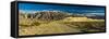 Sand Dunes in Front of a Mountain Range, Eureka Valley Sand Dunes, Eureka Valley, Inyo County, C...-null-Framed Stretched Canvas
