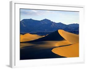 Sand Dunes in Mesquite Flat, Death Valley National Park, California, USA-Bernard Friel-Framed Photographic Print