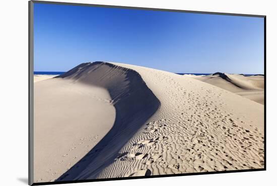 Sand Dunes, Maspalomas, Gran Canaria, Canary Islands, Spain, Atlantic, Europe-Markus Lange-Mounted Photographic Print