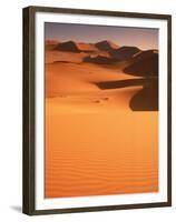Sand Dunes, Namibia-Peter Adams-Framed Premium Photographic Print