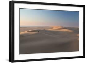 Sand Dunes Near Swakopmund in Namibia-Alex Saberi-Framed Photographic Print