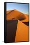 Sand Dunes of Erg Chebbi, Merzouga, Meknes-Tafilalet, Morocco, North Africa, Africa-Stuart Black-Framed Stretched Canvas