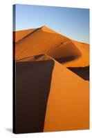 Sand Dunes of Erg Chebbi, Merzouga, Meknes-Tafilalet, Morocco, North Africa, Africa-Stuart Black-Stretched Canvas
