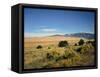 Sand Dunes of Great Sand Dunes National Park and Preserve in the Sangre De Cristo Mountains, CO-Bernard Friel-Framed Stretched Canvas