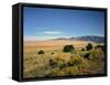 Sand Dunes of Great Sand Dunes National Park and Preserve in the Sangre De Cristo Mountains, CO-Bernard Friel-Framed Stretched Canvas