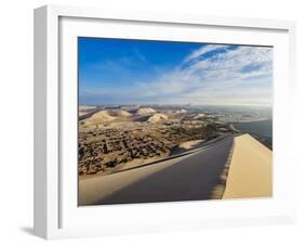 Sand dunes of Ica Desert near Huacachina, Ica Region, Peru, South America-Karol Kozlowski-Framed Photographic Print