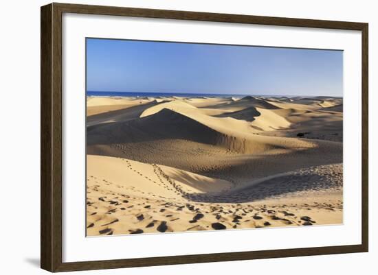 Sand Dunes of Maspalomas, Maspalomas, Gran Canaria, Canary Islands, Spain, Atlantic, Europe-Markus Lange-Framed Photographic Print