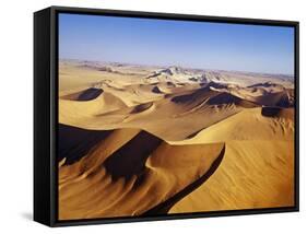 Sand Dunes of Namib-Naukluft Park-Michele Westmorland-Framed Stretched Canvas