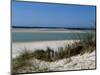 Sand dunes on beach, Abers Coast, Finistere, Brittany, France-null-Mounted Photographic Print