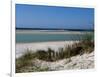 Sand dunes on beach, Abers Coast, Finistere, Brittany, France-null-Framed Photographic Print