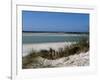 Sand dunes on beach, Abers Coast, Finistere, Brittany, France-null-Framed Photographic Print