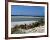 Sand dunes on beach, Abers Coast, Finistere, Brittany, France-null-Framed Photographic Print