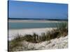 Sand dunes on beach, Abers Coast, Finistere, Brittany, France-null-Stretched Canvas